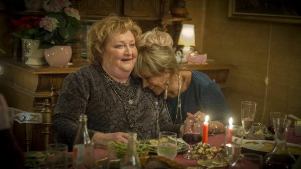 Marianne Mörck som Birgitta och Lill Babs som Gugge i Bonusfamiljen. Bild: SVT Marianne Mörck som Birgitta och Lill Babs som Gugge i Bonusfamiljen. Bild: SVT